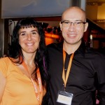 Gaspar Hernández (Catalunya Ràdio-L'Ofici de Viure) y Cris Bolívar.