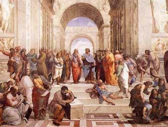 Platón y Sócrates partenón